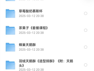 甜品小吃酥75套